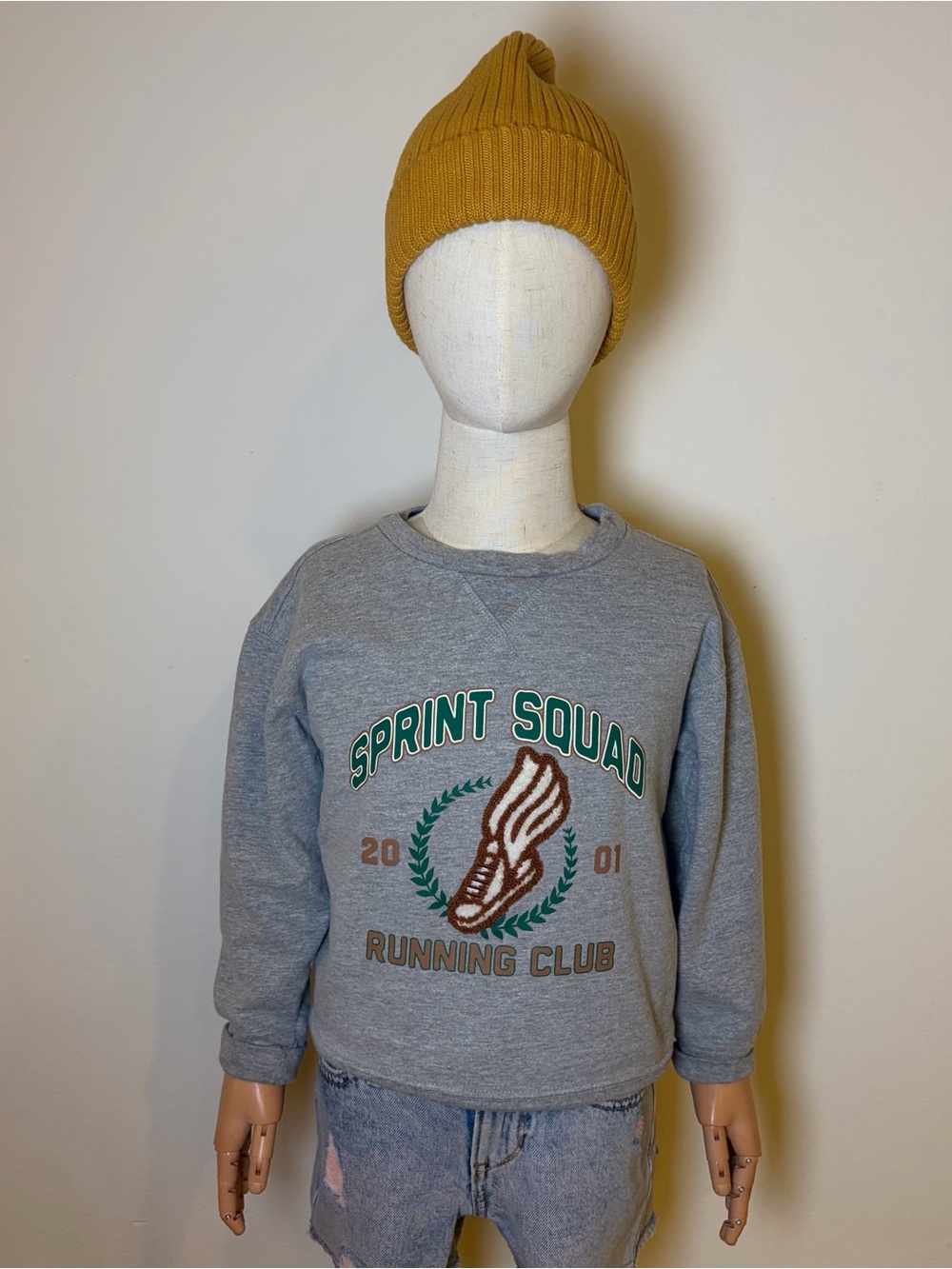 Tommy Bahama Boys Sprint Squad Gray Sweatshirt S 5/6